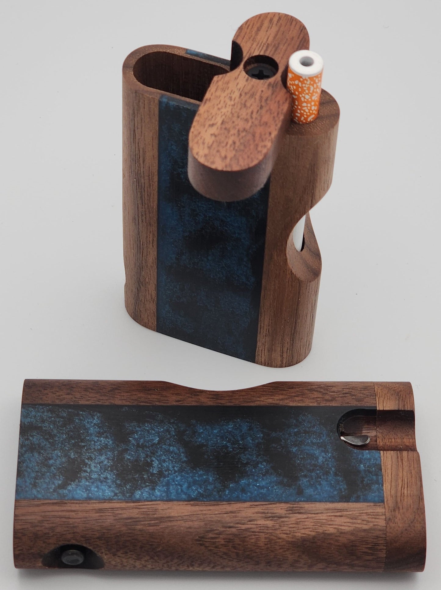 Zombieboxx Dugouts - UltimateZ - Premium Black Walnut - Green/Black Resin Epoxy